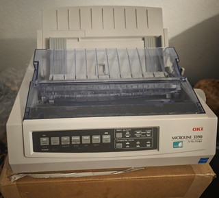OKI MICROLINE 3390 stampante 24 pin stampante stampante ad aghi retrò versione LPT