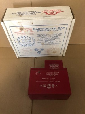 LITTLE FIREFIGHTER AGV-150 EARTHQUAKE GAS SHUT OFF VALVE 1-1/2''