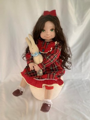 Großes Geschenk, Puppe, 100 % # handgefertigte Stoffpuppe, 27 Zoll, OOAK, Geschenk, EMMA