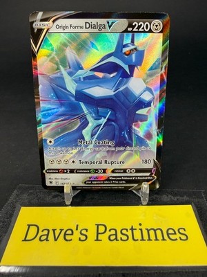Origin Forme Dialga V Ultra Rare SWSH10: Astral Radiance 113/189 NM