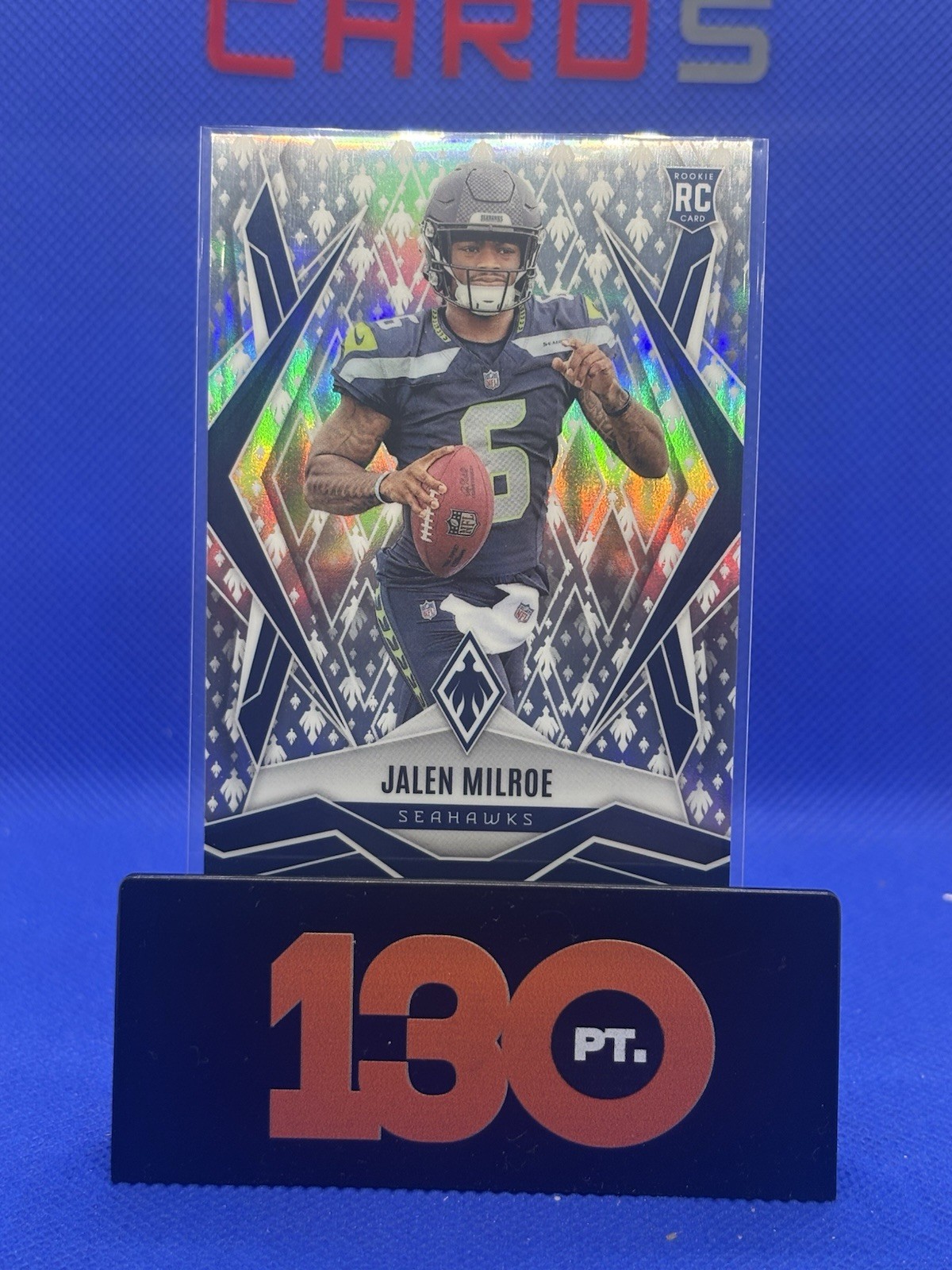 2025 Panini Phoenix JALEN MILROE Rookie RC #151 PHOENIX LOGO PRIZM /149 Seahawks