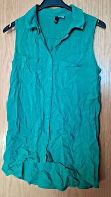 Damen Bluse  Divided H&M Damenmode  grün Gr- 36