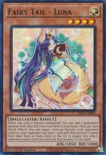 Fairy Tail - Luna - RA01-EN009 - Super Rare - 1st Edition - Near Mint