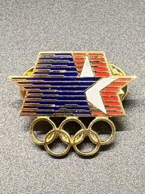 Limited Edition 1984 Los Angeles Olympics Sam the Eagle Pin Stars In Motion
