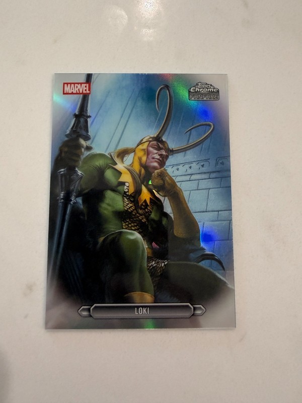 2026 Topps Marvel Comics Fanfare Insert of Loki FF-24