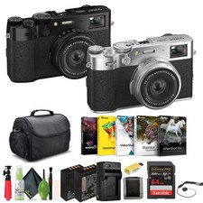 FUJIFILM X100VI Digital Camera  64GB Card  Starter Bundle