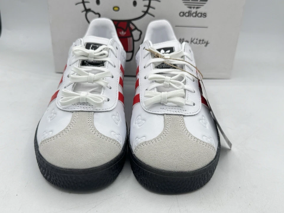 adidas Hello Kitty x Gazelle J 50th Anniversary IH9953 Women Size 6.5/ Kids 5.5 - Image 2 of 4