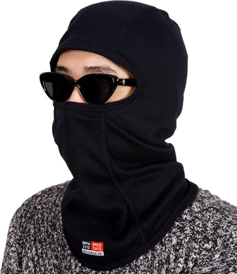 BOCOMAL FR Balaclava Face Mask 7Oz Flame Resistant Covering Welding Hood Arc Rat