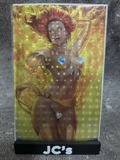 SKYLINE #1 CVR-C JUAN ROMERO X-MEN PHOENIX NAUGHTY BELT BUBBLE FOIL LTD 1/1