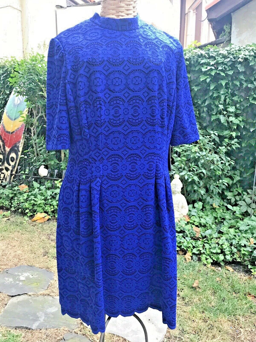 Vince camuto cobalt blue cheap dress