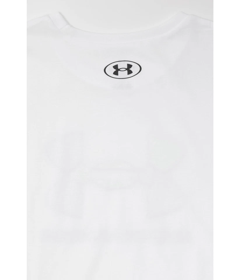 Under Armour Girl's Color-Block Big Logo Short Sleeve T-Shirt (Big Kids) - Image 2 of 2