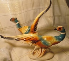 Vintage Fall Decor RoyalCopley Ringed neck Pheasant Man Cave WHOW!