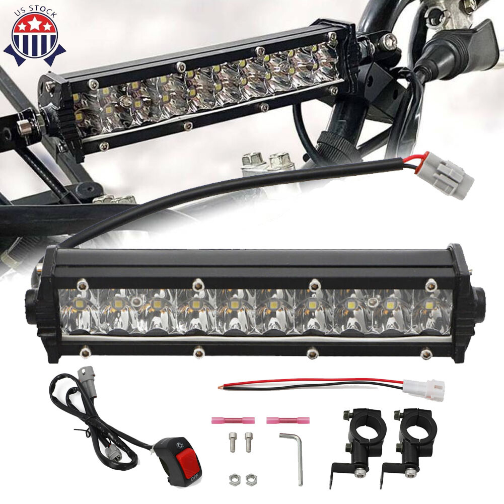 LED Headlight Bar & Switch Kit For HONDA TRX450R 300EX 400EX