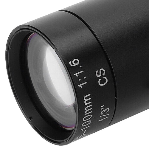 5-100mm 1/3" 1.3MP HD Varifocal Manual Zoom Lens for CCTV Camera CS Mount - Picture 6 of 13