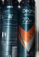 2x Degree Men's Adventure Antiperspirant (expired)