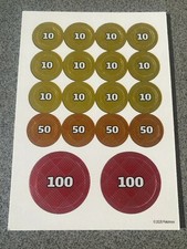 Pokemon Schadensmarken Damage Counter aus Pappe mit Holoeffekt! NEU -  2+1 BONUS