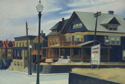 East Wind Over Weehawken : Edward Hopper : 1934 : Archival Quality Art Print