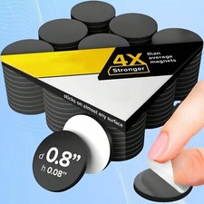 Self Adhesive Magnetic Discs Black Craft Magnets for Decorating