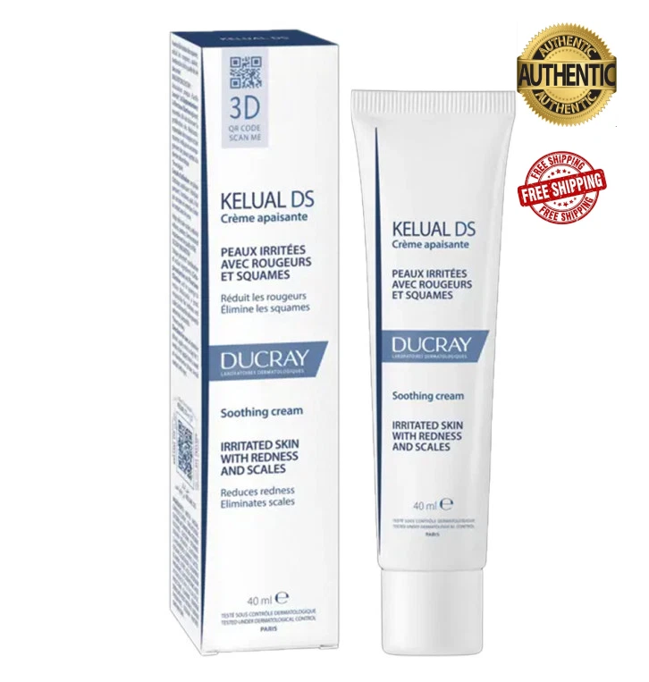 Ducray Kelual DS Face Cream, Soothes Redness 40ml creme Exp 01/2028 - Image 2 of 4