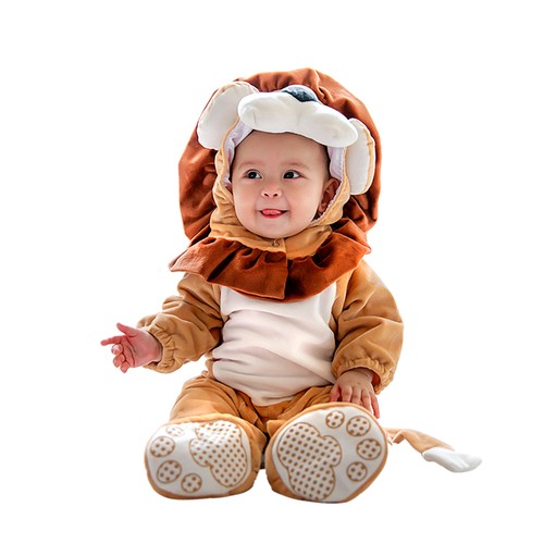 Cute Warm Animal Halloween Costume Styles Comfy Infant Toddler Clothes Cotton - Picture 5 of 24