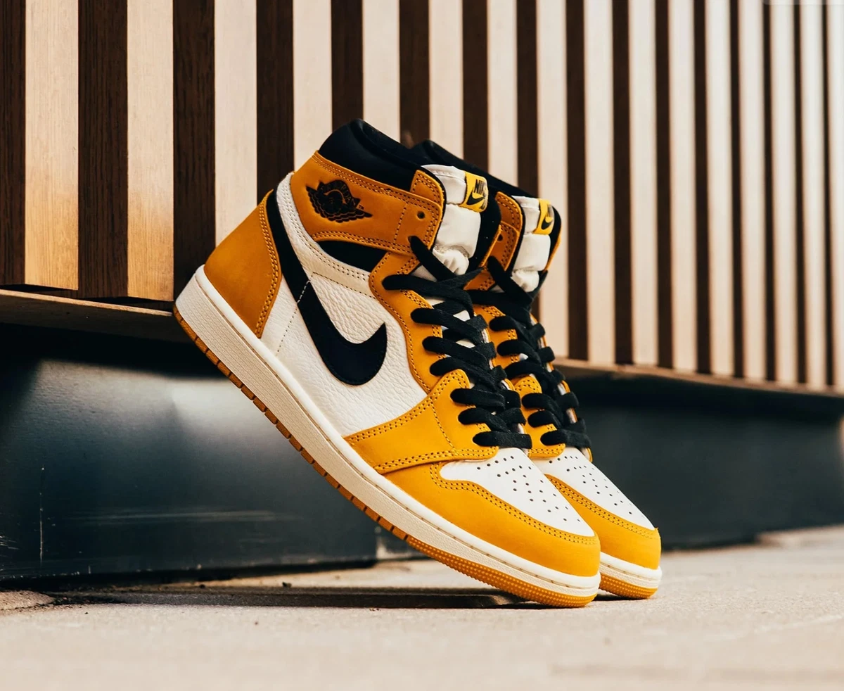 Jordan 1 Retro High OG 'Yellow Ochre' Black White Sail DZ5485-701