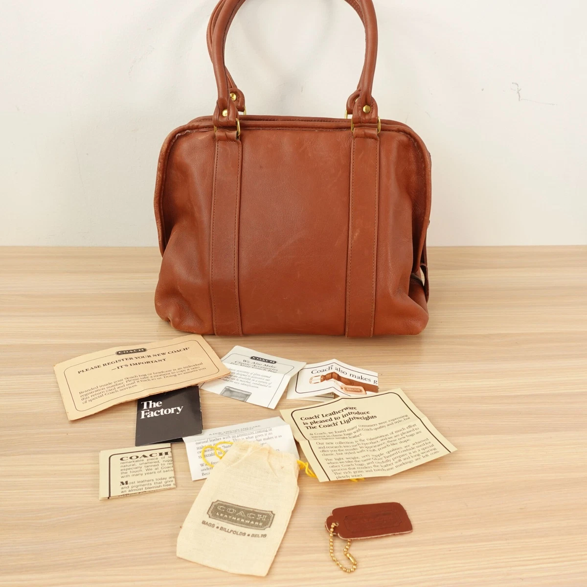 バッグ Vintage Coach USA 4060 2way Boston Bag Vintage Coach USA 4060 2way Boston Bag