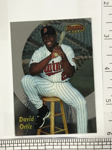 David Ortiz Rookie 1998 Bowman's Best #173 Minnesota Twins Boston Red Sox