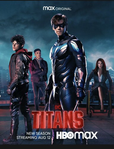 Dc Titans Season 3 Nightwing Red Hood Tim Drake 48 X70 Bus Stop Movie Poster Ebay