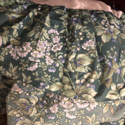 Laura Ashley Queen Brambleberry Box Pleat Ruffle Bed Skirt | eBay