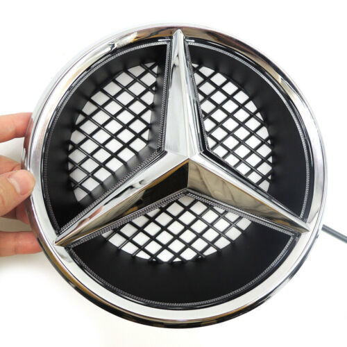 LED Light LOGO Front Grill badge Chrome Star Emblem For Mercedes Benz 06-14 W204 - Picture 2 of 5