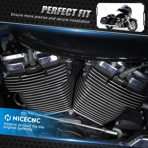 Spark Plug Head Bolt Covers For Harley Breakout 114 FXBRS Deluxe FLDE 2018-2020 - Picture 2 of 10