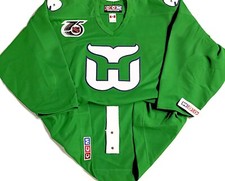 PRO-58G BLANK GOALIE CUT HARTFORD WHALERS NHL 75th CCM/MASKA AUTHENTIC JERSEY