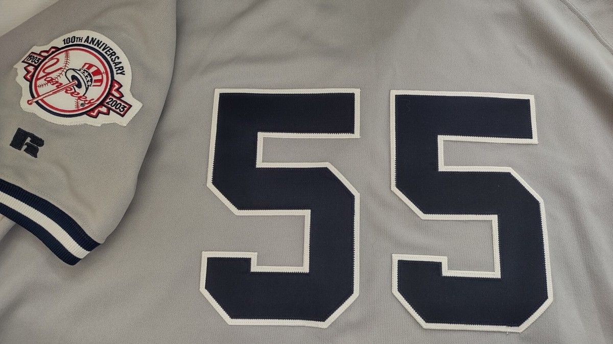 RUSSELL ATHLETIC 100TH ANNIVERSARY NEW YORK YANKEES #55