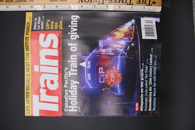 TRAINS The Magazine of Railroading December 2018 CP Holiday Train F9B