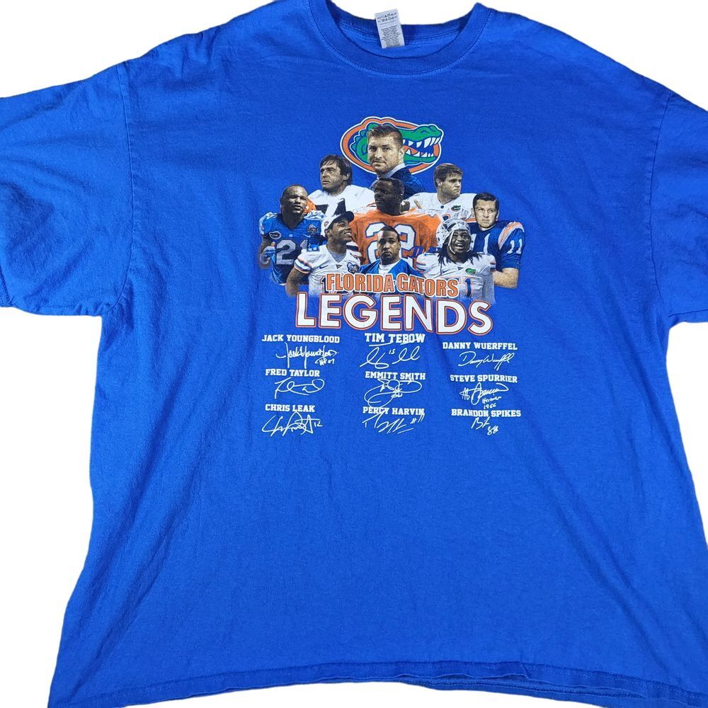Florida Gators Legends T-Shirt Men's Football Memorabilia Collectible 2XL