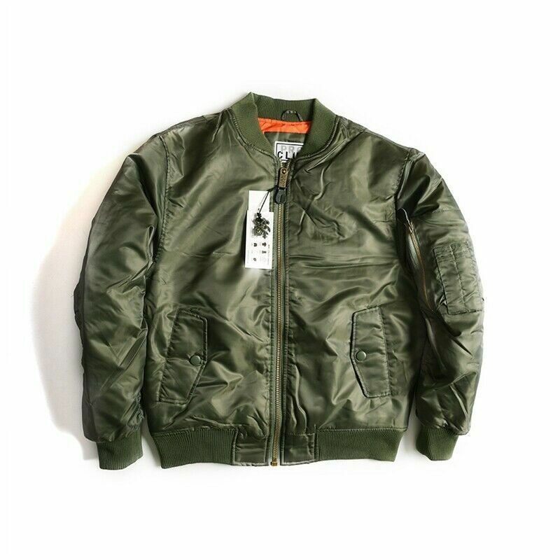 New Men's Pro Club MA Flight Bomber Fashion Zip Up Jacket | eBay