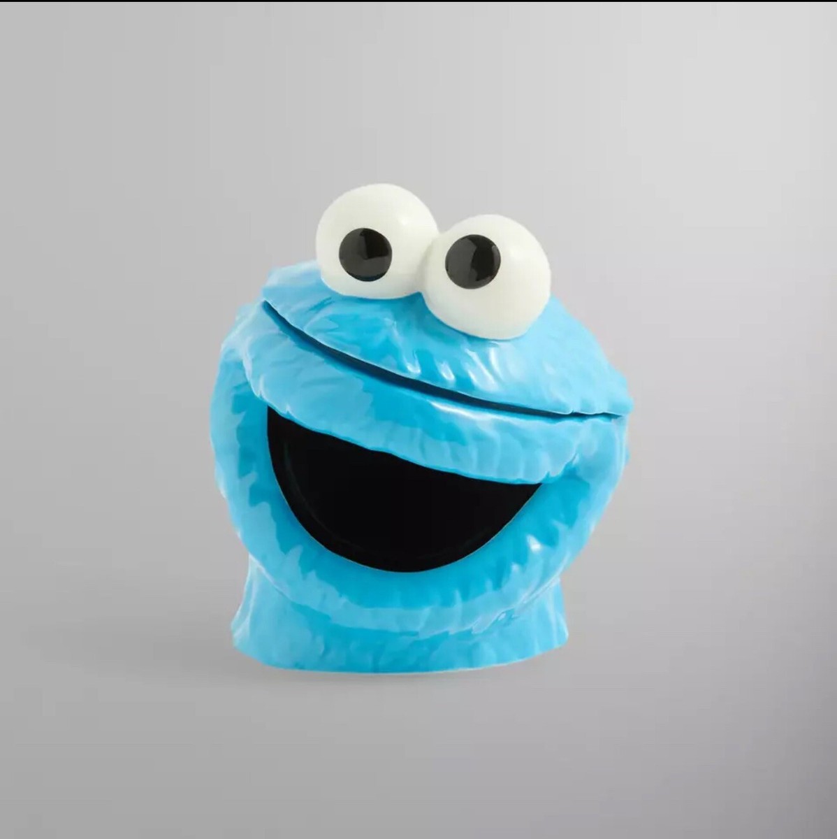 Kith for Sesame Street Cookie Monster Cookie Jar IN HAND | eBay