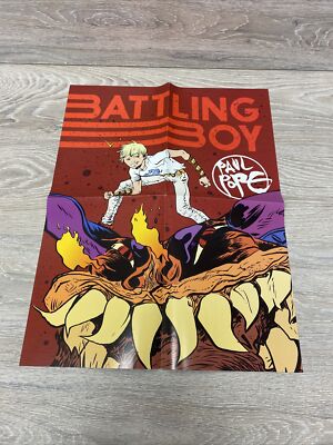 Paul Pope Battling Boy Poster Promo 22 x 17'' First Second