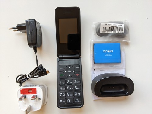 Telefono flip Alcatel 30.82 4G LTE SIM telefono flip gratuito - Clamshell adatto agli anziani - Foto 16 di 48