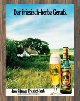 Jever Pilsener - Advertising Advertisement Original Advertising 1981 (1)
