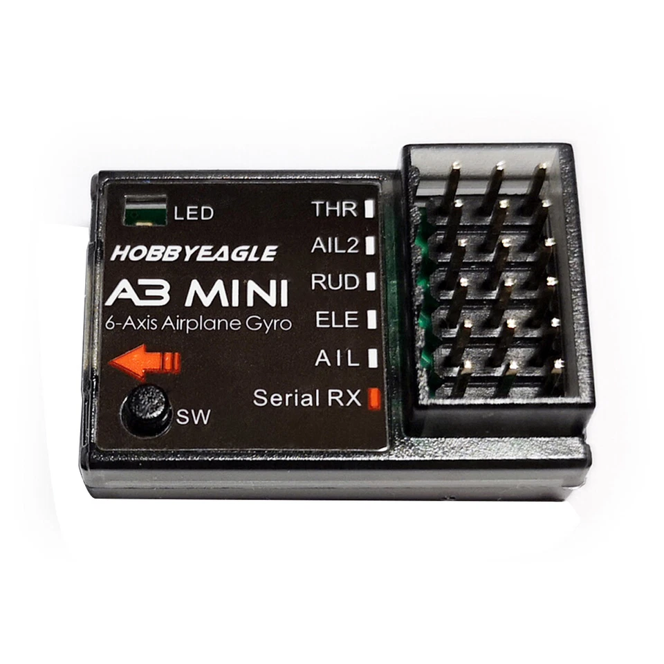 HobbyEagle A3 Mini 6-Axis Gyro Stabilizer System MCU for PPM &Multi-protocol - Image 2 of 4