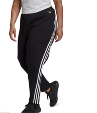 ADIDAS Plus Size Future Icons 3-Stripes Skinny Pants Black GT3693 4X NWT 55