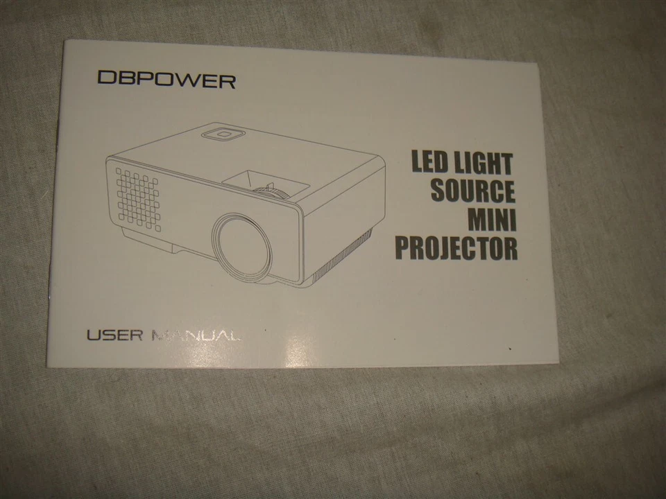 DBPOWER RD-810 LED MINI PORTABLE PROJECTOR WHITE - Image 3 of 4