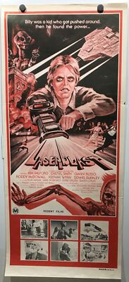 ORIGINAL DAYBILL MOVIE POSTER - LASERBLAST - Kim Milford, Cheryl Smith, Giann...