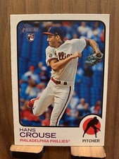 Hans Crouse 2022 Topps Heritage Rookie RC #377 Philadelphia Phillies