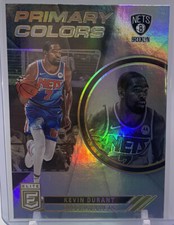 Kevin Durant Primary Colors #5 2020-21 Donruss Elite NBA Brooklyn Nets 