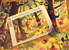 COMPLETE Ravensburger Puzzle Lions & Tigers & Bears OH MY 1000 Pc #165667