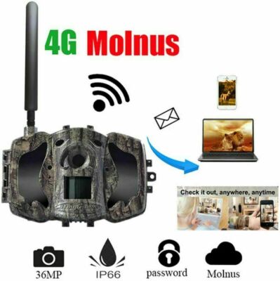 Boly 4G Cellular Trail Camera Hunting 36MP Motion Activated MMS GPRS AT&T-Mobile