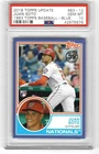 JUAN SOTO 2018 TOPPS UPDATE (1983 BASEBALL - BLUE) #83-12 RC PSA 10 (GEM MINT)