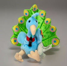 Coca Cola Pock Peacock 1999 Bean Bag Plush Sri Lanka Coke 0239 Tag Collectible
